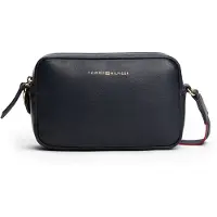 Tommy Hilfiger Mini Bag "TH LOGOTAPE CAMERA BAG", Damen Umhängetasche, Schultertasche mit Logoschriftzug