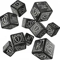 Q-workshop Game Of Thrones Nachtwache Würfelset 10xd6 10