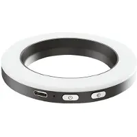 Yashica Ringlicht mit 49 mm Ringadapter