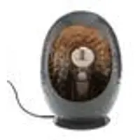 Amadeus Kleine graue Kokonlampe - Anderes Metall 11x16 cm