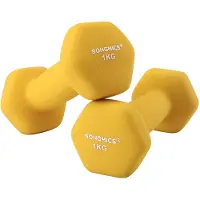 Songmics Hanteln 2 x 1 kg Gelb SYL62YL