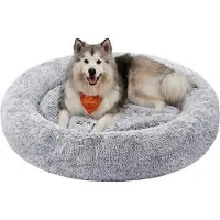 Feandrea Hundebett in der Mitte waschbar ombré-grau PGW044G01