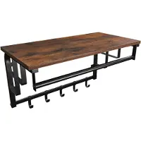Vasagle Industrie-Design Wandgarderobe B34LCR12BX