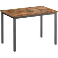 Vasagle Esstisch KDT081B01, braun, 110 x 77cm, eckig