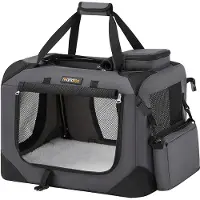 Hobby Hall Hundebox Metallrahmen mit Griffen grau PDC50G01