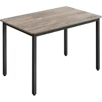 Vasagle Esstisch 70 x 110 x 77 cm greige meliert-mattschwarz KDT081G01