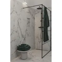 Moooi Gästehandtuch Dodo Pavone Dark Green (30 x 50 cm)