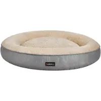 OEM Hundebett, Katzenbett, Donut, 80 cm, dunkelgrau, Metall, PGW080G01