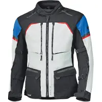 Held Tridale Top Hellgrau Blau Rot Wasserdichte Motorrad Textiljacke Größe 3XL