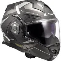 LS2 Helmets LS2 FF901 Advant X Carbon Horizon Klapphelm, grau/silber, XL (61/62)