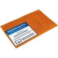 WohnDirect Badematte PARIS in Orange | Gr.: 70x120 cm