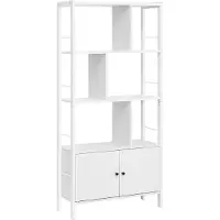 Vasagle Bücherregal mit 4 offenen Regalebenen modern LBC022W44