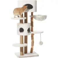 Nobby Katzen Kratzbaum Loya braun/weiß meliert