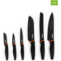 Excelsa Set Von 6 Messer Chef Stahl Schwarz
