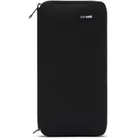 Pacsafe Geldbörse RFIDsafe Travel Wallet Jet Black schwarz