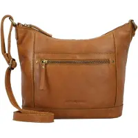 Greenburry Leder Schultertasche Umhängetasche Colombiana Shoulderbag Nougat braun