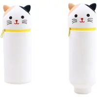 OEM Wasserdichtes Silikon-Etui, 2in1, weich, aufklappbar, Katzenmuster