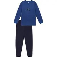 Schiesser Pyjama Nightwear 1 in Blau | Gr.: 98