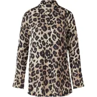 s.Oliver Black Label Bluse Damen Satin mehrfarbig gemustert, 44 800667-0001-00440