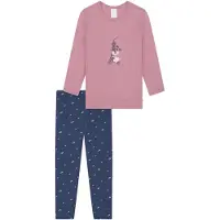 Schiesser Pyjama Mädchen Baumwolle rosa bedruckt, 92 810664-0001-00920