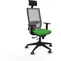 Piqueras Y Crespo Bürostuhl mit Kopfstütze 1D066G1 grün