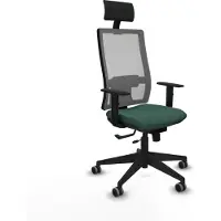 Piqueras Y Crespo Bürostuhl mit Kopfstütze 1D066G1 grün