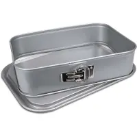 Städter Springform 33 x 23 cm / H 7 cm Silber rechteckig