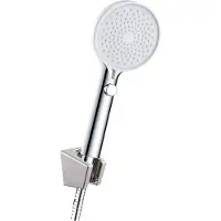 Allibert by KETER Allibert 828908, Handduschbrause mit Kopf, Chrom, Wand, 1 Stück(e)