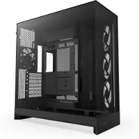 NZXT H9 Flow RGB, Midi Tower, PC, Schwarz, ATX, EATX, micro ATX, Mini-ITX, Netz, SGCC, Gehärtetes Glas, 16,5 cm
