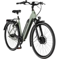 Fischer Fahrrad "CITA 2403 459" 7 Gang Shimano NEXUS Schaltwerk Frontmotor mit Akku-Ladegerät;mit Werkzeug, Pedelec, Elektrofahrrad für Damen und Herren