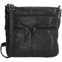 Hide & Stitches Paint Rock Shoulderbag High black