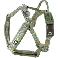 Hurtta Razzle-dazzle Y-Geschirr, Farbe:grün, Größe:35-45cm