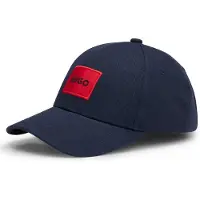 HUGO Cap aus Baumwoll-Twill mit rotem Logo-Label Grösse ONESI