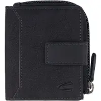 Camel active Überschlagbörse Schwarz, Ocean, Small flap wallet, black