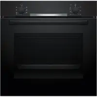 Bosch Backofen "HBA510BA3", Energieeffizienz: A, schwarz, B:59,4cm H:59,5cm T:54,8cm, Backöfen, 3D-Heißluft für gleichzeitiges Backen & Braten auf bis zu 3 Ebenen, Backofen