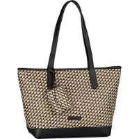 Tom Tailor Shopper "Xenia" mit raffiniert geometrischen "T" Print des Logos auf dem Taschenkörper
