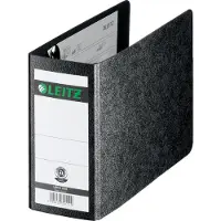 Leitz Ordner 1078, DIN A6 quer, Rückenbreite 80 mm, Karton
