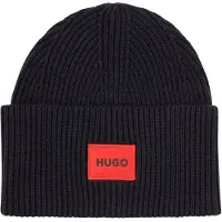 HUGO All-Gender Mütze aus Woll-Mix mit Logo Grösse ONESI