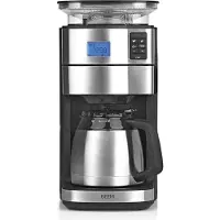 BEEM Fresh Aroma Perfect II Filterkaffeemaschine, Glaskanne, 10 Tassen, Zeitschaltuhr, Aromawahl, Integriertes Mahlwerk