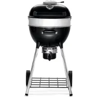 Napoleon Holzkohlegrill – Kettle PRO 47cm – emaillierter Gusseisen-Grillrost – Hitzemanagement – Thermometer