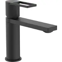 Schutte Waschtischarmatur MANHATTAN, Wasserhahn Bad mit Ablaufgarnitur, Pop Up Abflussstopfen, Mischbatterie Waschbecken Chrom