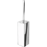 Geesa WC-Bürstenhalter Modern Art Chroom Wandhalterung Schwarze Bürste