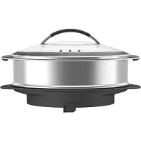 Magimix 17277, Dampfgarer, 5,5 l, Schwarz, Edelstahl, Edelstahl, 402 mm, 263 mm