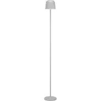 Eglo LED Akku Stehlampe Mannera-L, kabellose Standleuchte touch dimmbar, Lampe Wohnzimmer aus Metall in Grau, Lampe für außen und innen, IP54