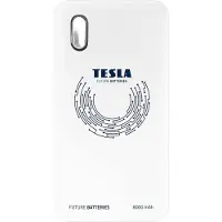 Tesla QI kabellose Powerbank (weiss)