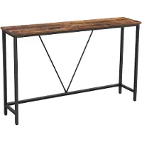 Vasagle Konsolentisch, Flurtisch, Beistelltisch, Eingangsbereich, Wohnzimmer, stabiles Stahlgestell LNT020B01