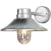 Konstsmide Ländliche Wandlampe Vega gebürstetes Metall