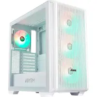 Abysm AB123013, Desktop, PC, Weiß, ATX, ITX, micro ATX, SPCC, Gaming