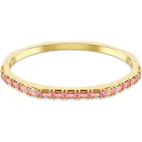 Swarovski Matrix Armreif Baguette Schliff Rosa Gold