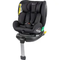 Bebeconfort EvolveFix Plus i-Size, Autositz 360 Drehbar, 0-12 Jahre, 40-150 cm, ISOFIX Kindersitz Drehbar, 10 Kopfstützenpositionen, Black Mist
